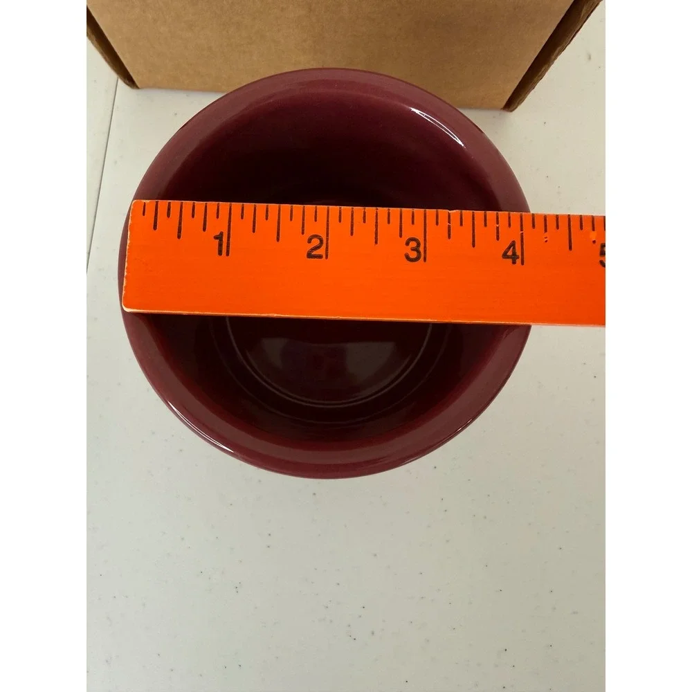 LONGABERGER POTTERY WOVEN TRADITIONS 1 PINT PAPRIKA SALT CROCK
